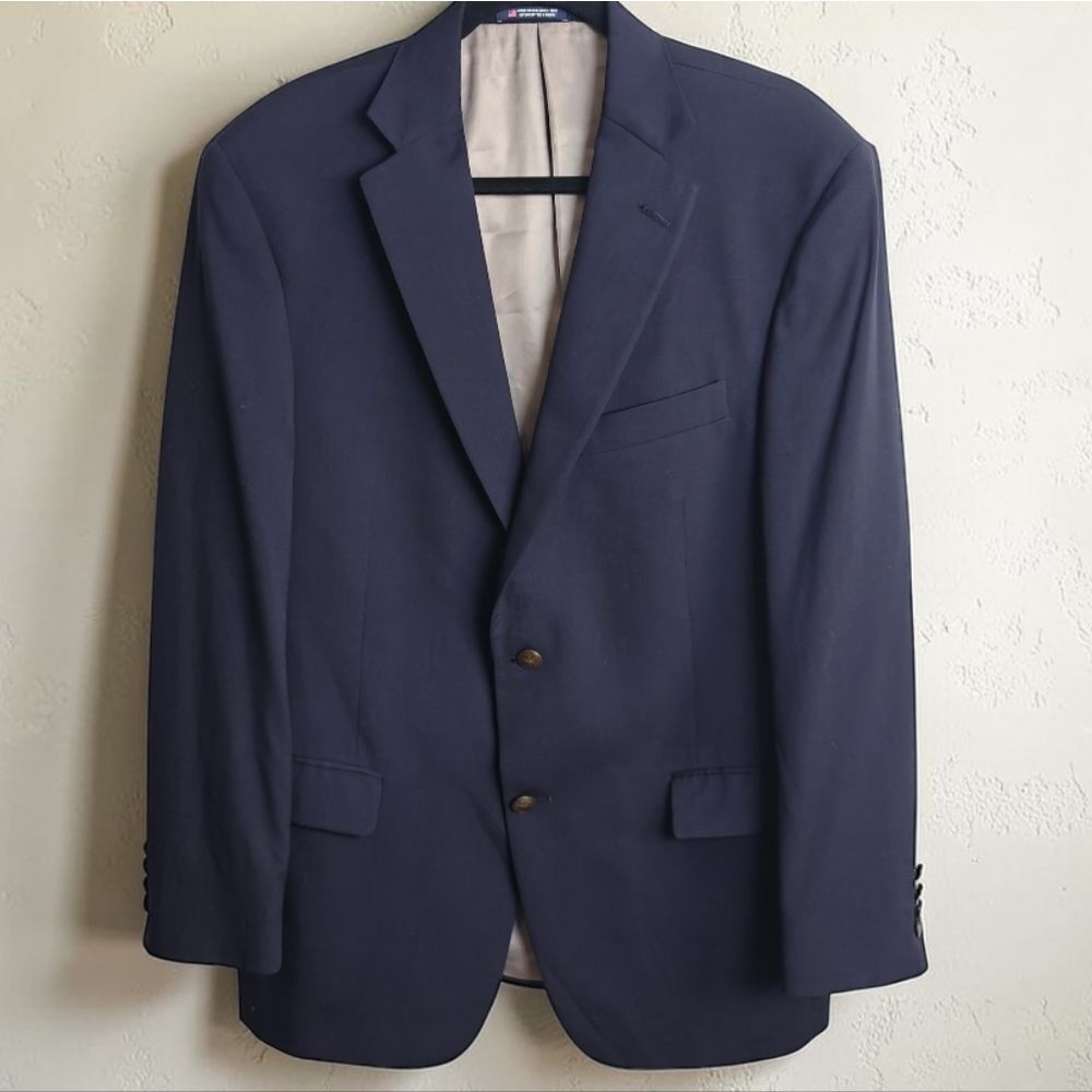 Hart Schaffner Marx Dark Blue Men's Blazer
